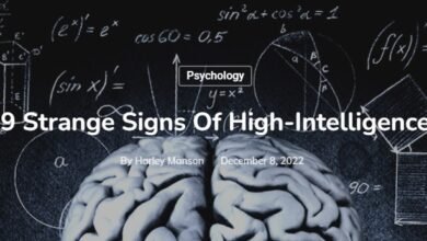 9 Strange Signs Of High-Intelligence