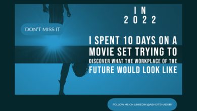 I spent 10 days working in the FUTURE - it is like movie making