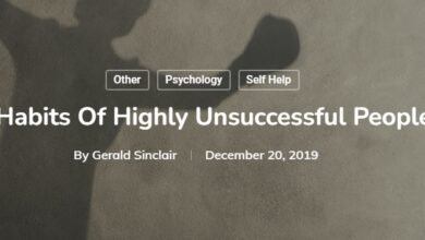 9 Habits Of Highly Unsuccessful People