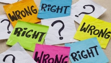 The right of being wrong !