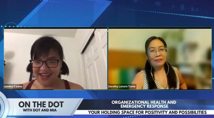 *OnTheDot with DOT and Mia: ORGANIZATIONAL HEALTH AND EMERGENCY RESPONSE