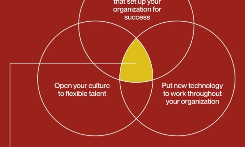 Only 23% of Organizations have all the 3 attributes of "Work Innovators Companies" but 4 Leadership practices can help them become one!